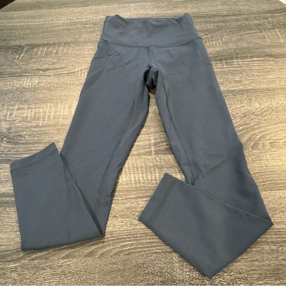 NWOT Lululemon Wunder Train Blue Gray Leggings